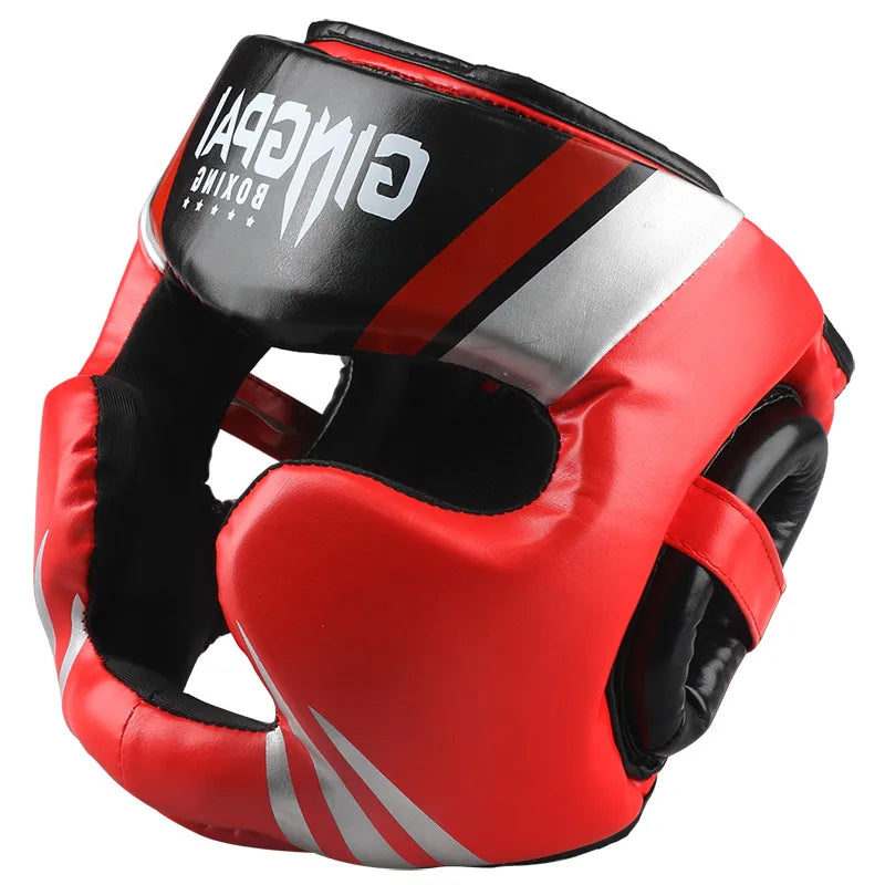Boxing MMA Safety Helmet Head Gear Protectors Adult Child Training Headgear