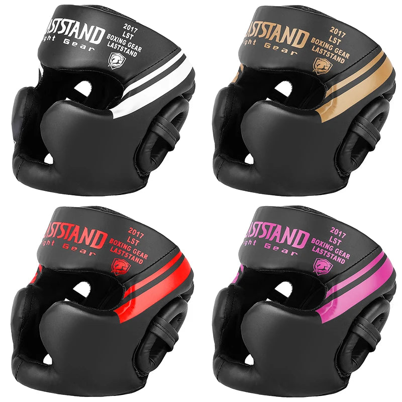 Boxing MMA Safety Helmet Head Gear Protectors Adult Child Training Headgear