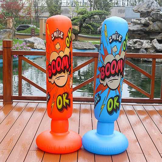 Kids Inflatable Punching Bag Free Standing Boxing Bag