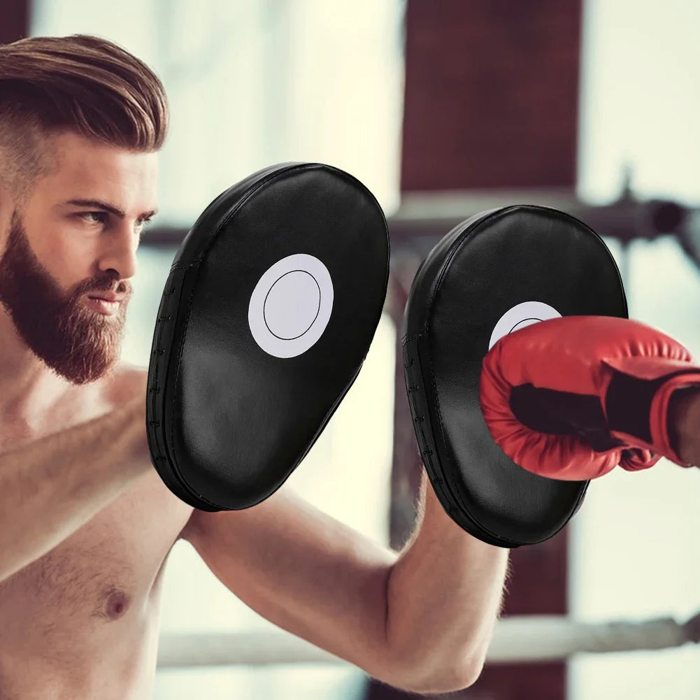 Kick Boxing Gloves Pad Punch Target Bag PU Muay Thai