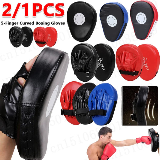 Kick Boxing Gloves Pad Punch Target Bag PU Muay Thai