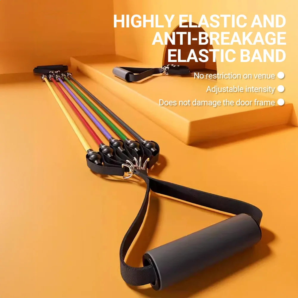 Resistance Bands Set Multi-function Tensioner Suit Muscle Training