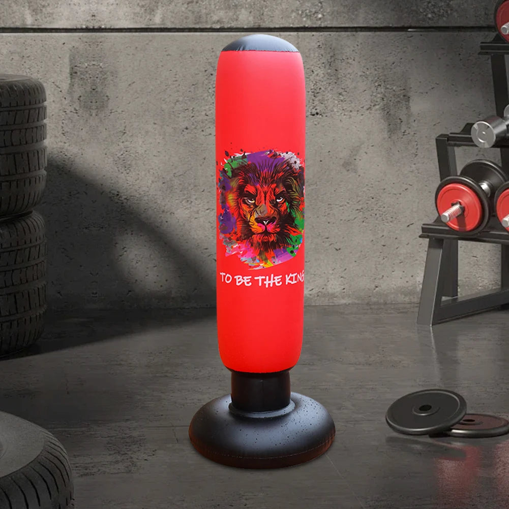 Kids Inflatable Punching Bag Free Standing Boxing Bag